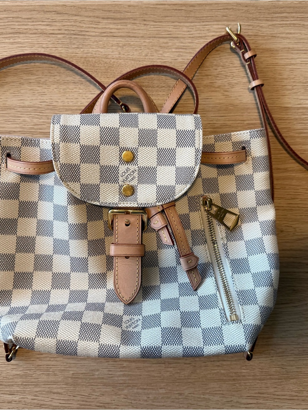 Louis Vuitton Sperone BB Backpack Damier Azur